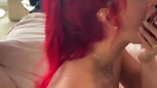 Cute Redhead Loves Blowing Any One Eyed Snake Passion