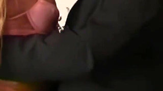 The Bride's Friend and One of the Guests Hide in the Bathroom for a Good Fuck