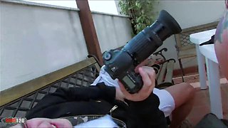 Nina Roberts Fucks Dunia Montenegro and Gigi Love in Lesbian Hardcore