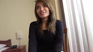 Super cute Thai prostitute fucked in a hotel