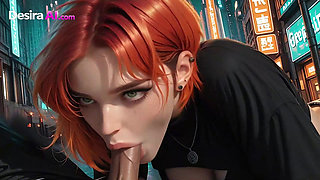 Fangs and Flesh 3D Vampire MILF Fucked Rough, Hot Cum Across Pale Skin  AI Generated