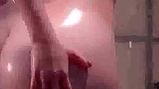 Treasure of Nadia: sexy MILF is masturbating under the shower and a guy is watching on her ep 109