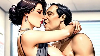 Valentina Babe Being Fucked by Her Fat, Old, Cuckolded Husband Who Is Almost Impotent. Animation Hentai Waifu.