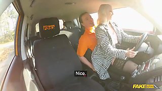 A Sexy Blonde Rides A Big Fat Dick During Her Driving Lesson With Marilyn Sugar And Ricky Rascal