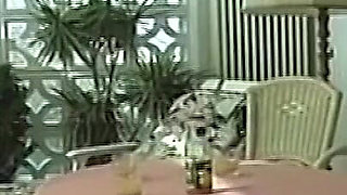 Blindfolded Blonde's Pussy Lips Clamped and Stretched Wide Open