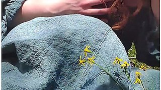 Redhead Beauty Squirts Outside