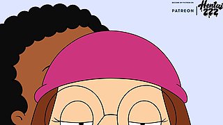 FAMILY BOY MEG GRIFFIN SCREWED BY CHOCOLATE-COLORED CLEVELAND TOTAL FLICK