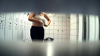 Amateur babes caught changing clothes on hidden spy camera
