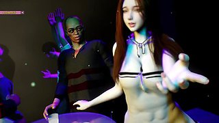 Hot 3D Hentai Animation - Asian Goddess Gets Creampie Doggystyle