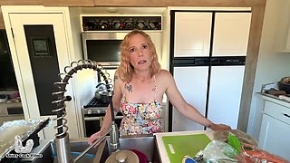 Helping My Stepmom's Holiday Stress - Jane Cane, Shiny Cock Films