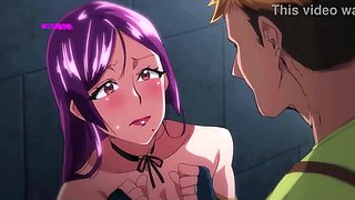 Brunette Milf Public vibrator hentai animation