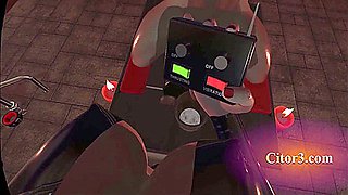 3d Vr Game Recording Sfm Latex Big Tits Mistress Milks Slave On Sybian With Lots Of Precum With Pov With Vr Porn