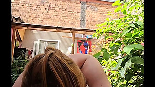 Interracial Sex in the Private Garden