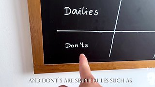 Amateur teen ass show