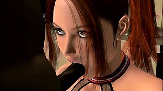 3d anime Cheerleader GETS her A ! at 3Dyank