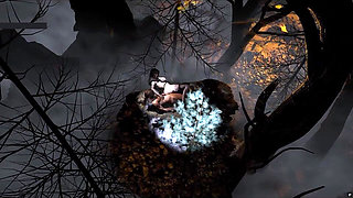 Digital Goddess of Fantasy Flame - 3D Animation Hentai