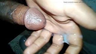 Pakistani boy hand masturbates, full of cum