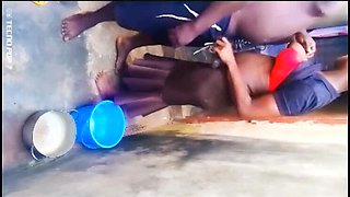 Neighborhood Girl Zenex Fucked Hard in Unfinished House Corner - Doggy Style & Missionary Sex