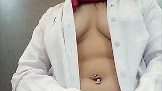 Hijab Masturbation with Big Ass