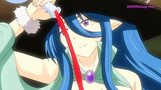 ANAL first time: demon beauty loses it to thick cock & magic tail (Uncensored) (Subbed)