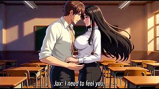 irresistible sex desire between a beautiful teacher and her devoted college student