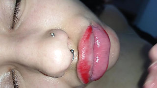 CREAMPIE FOR THE SWEETEST LITTLE MOUTH ON THIS PLATFORM