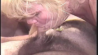 Mature Blonde MILF Takes Big Cock and Gets Facial