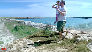 Tina Kay: British Pornstar Tina Kay Fucking on a Public Beach