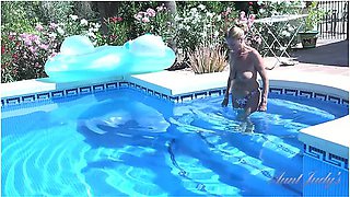 Aunt Judys - Horny 64yo Gilf Mrs. Marta Gets Naughty By The Pool