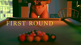 Pool Game Leads to Hardcore Sex with Huge Facial
