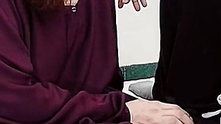 Burqa Hijab Wearing Muslim Indian Girl Riding Cowgirl