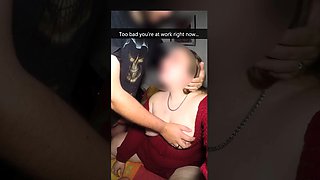 Watching your wife roughly fucked on Snapchat - You're the