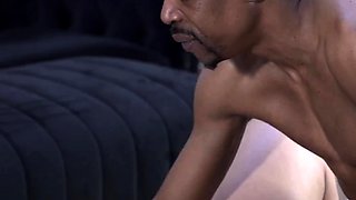 Hardcore interracial slut blowjob fuck for her tiny throat