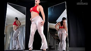 asian tall milf big ass chubby busty girl sexy dance