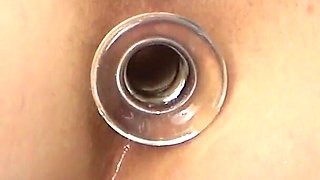 Skinny Sultry Stewardess Eats Anal Creampie