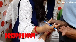 Desi Poonam Doctor Hard Fucked By Patient