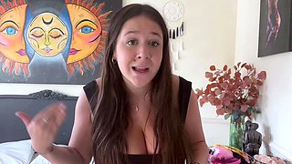 Chubby Brunette Big Boobs Dildo Masturbation