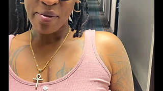 Big booty Marrijanee loves fucking dildo & Suckkng BBC!