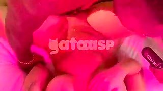 Princess Cuckold and GataaaSp perceiving every millimeter of BIG BLACK COCK's yam-sized, enormous jizz-shotgun, and the cheating just wanked.