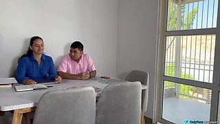 Office Secretary Sucks Boss For Raise - MaRaSexx Latina MILF Uncensored POV