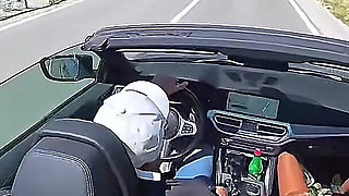 Rough Outdoor Fuck on the Car in Montenegro- Sexy Brunette Latina Show Extreme Blowjob and Fuck Doggy Style in POV