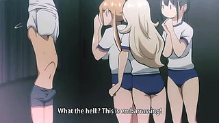 Sexy Students with Big Tits Fuck in Public Locker Room