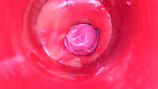 Camera Inside Pussy: Powerfull Cum in Pussy! Best Internal Asmr