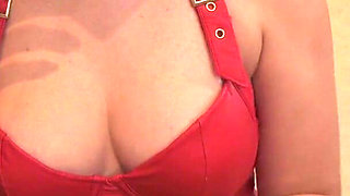 Mistress Unlocking Her Chastity Slave and Sounding Him for the First Time