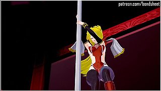 Marino Joins Marty For A Wet And Sticky Pole Dance