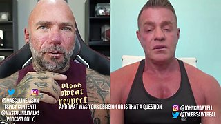 Jason Collins Exposes Muscle With Tyler Saint In Public