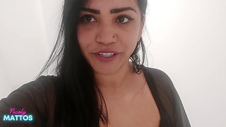 Naughty Doorman He Cummed on My Little Pussy Hairs!