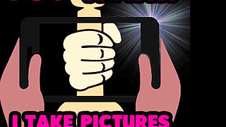 You Wank While I Take Pics of You Playing with Your Cock