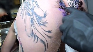 STARTING THE DAY WITH A CHANGE IN MY ANAL TATTOO 2