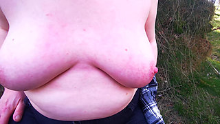 Happy Titslapping in the Woods and Parking Lot